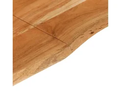 Mesa de comedor de madera maciza de acacia 180x90x76 cm
