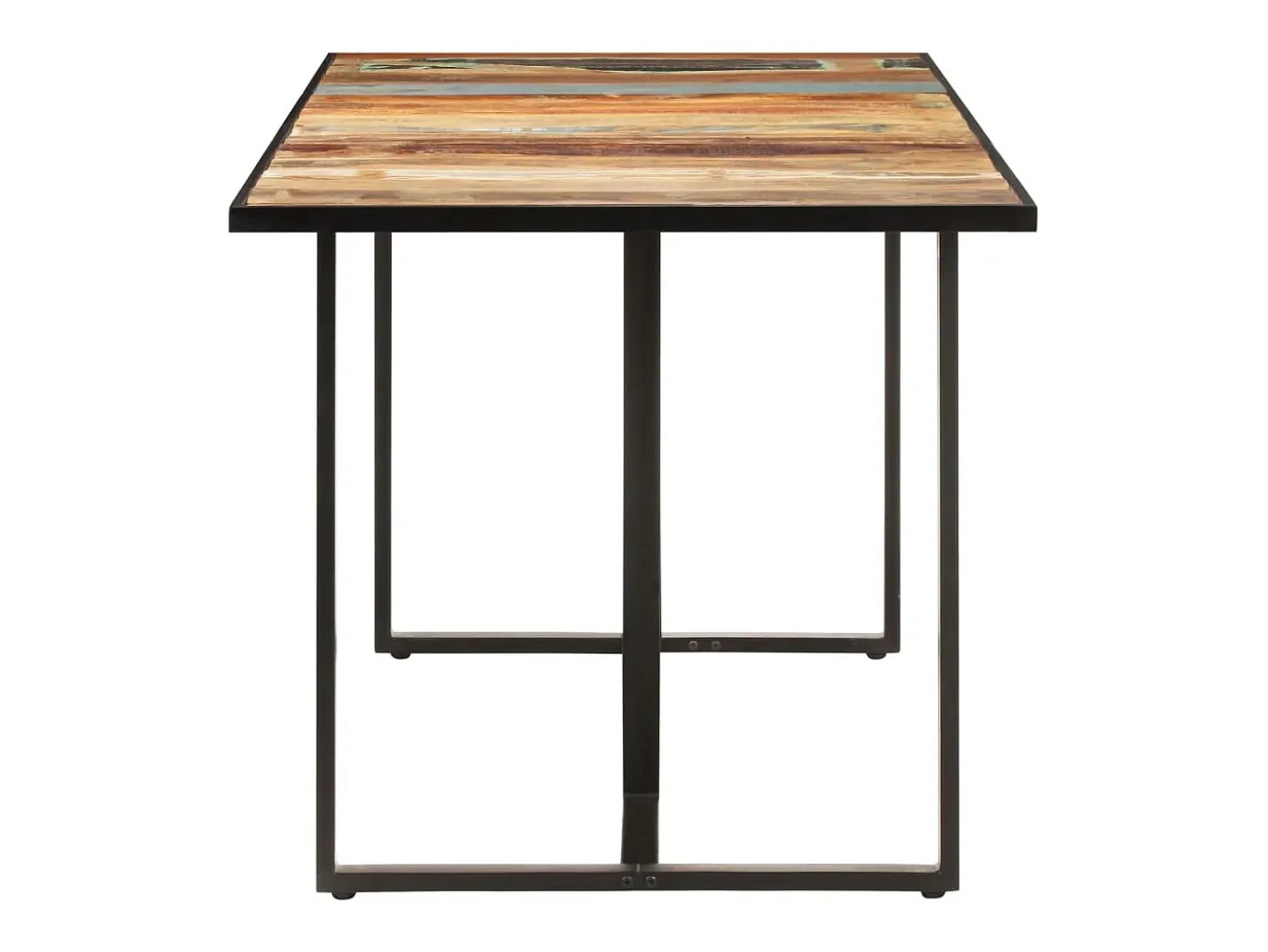 Mesa de comedor de madera maciza reciclada 180 cm