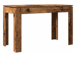 Mesa de comedor de madera contrachapada madera vieja