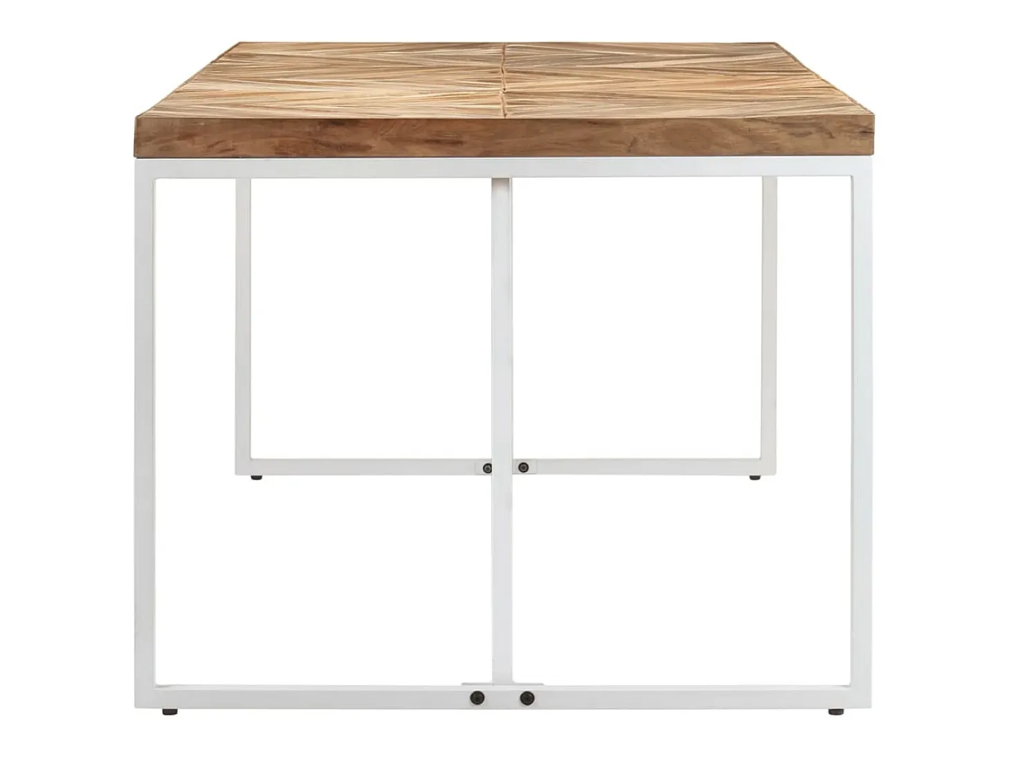 Mesa de comedor de madera maciza de acacia y mango 180x90x76 cm