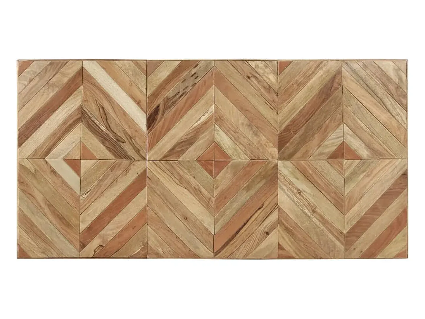 Mesa de comedor de madera maciza de acacia y mango 180x90x76 cm