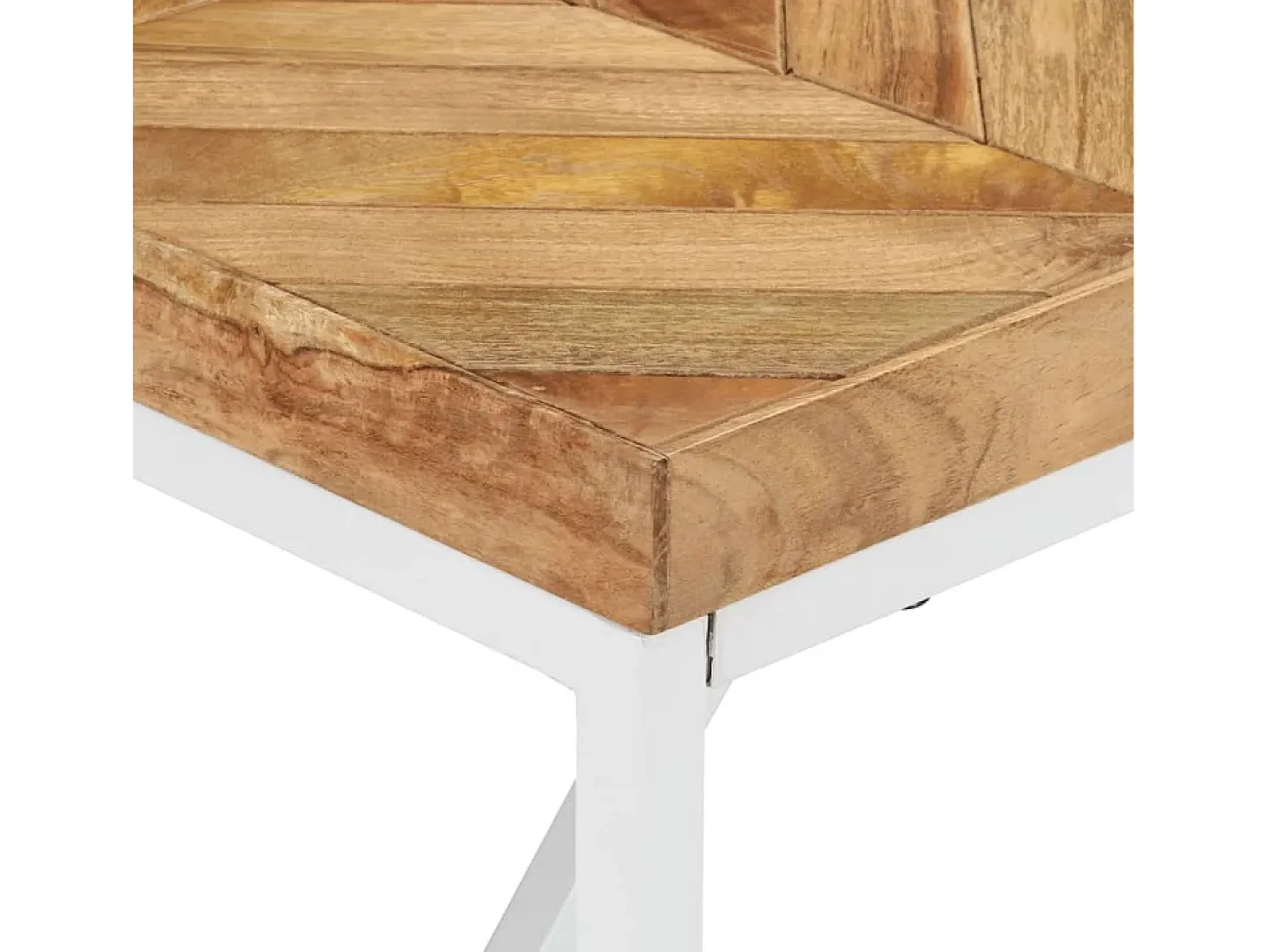 Mesa de comedor de madera maciza de acacia y mango 180x90x76 cm