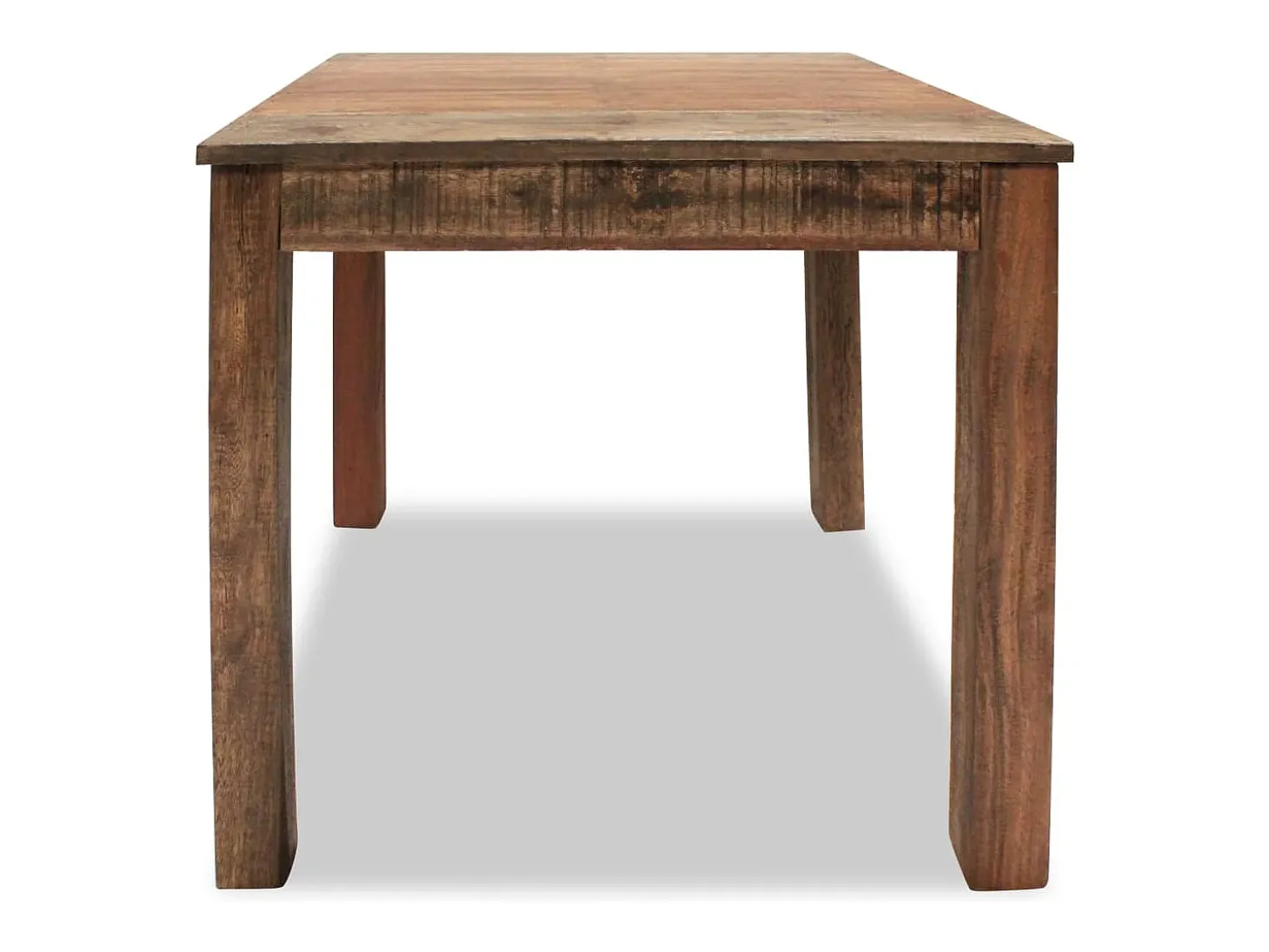 Mesa de comedor de madera maciza reciclada 82x80x76 cm ES777523