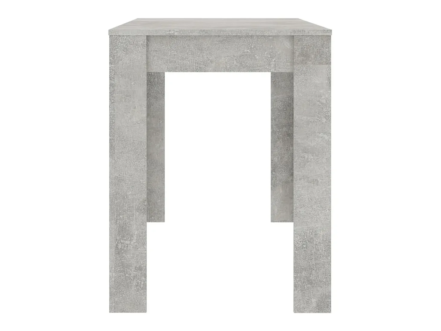 Mesa de comedor de madera de ingeniería gris 120x60x76 cm ES906429