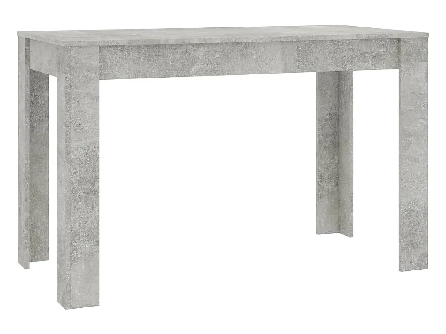 Mesa de comedor de madera de ingeniería gris 120x60x76 cm ES906429