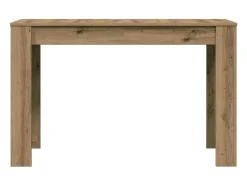 Mesa de comedor de roble artesanal 120x60x76 cm madera de ingeniería