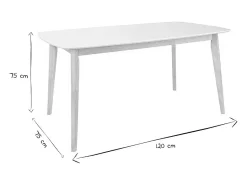 Mesa de comedor diseño L120 LEENA