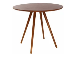 Mesa de comedor diseño redondo nogal D90 ARTIK
