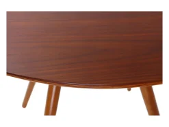 Mesa de comedor diseño redondo nogal D90 ARTIK