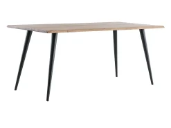 Mesa de comedor en acacia y metal L175 EDGE