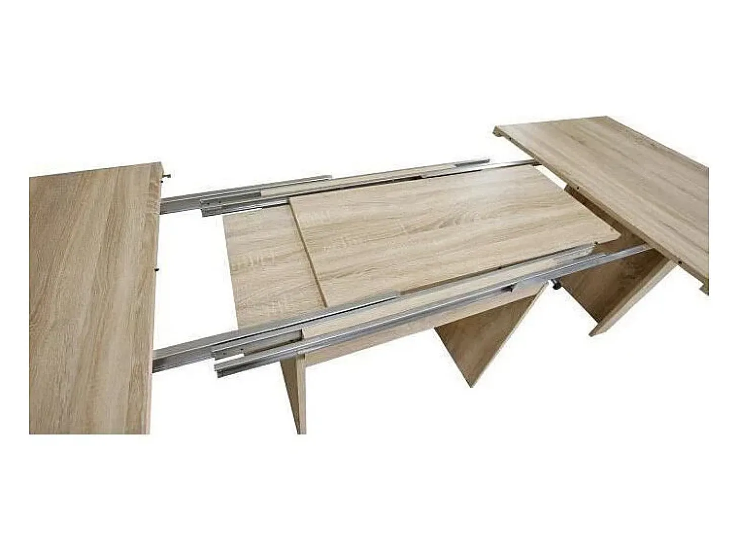 Mesa de comedor extensible contemporánea roble Sonoma - 6 a 12 personas