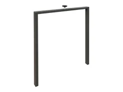 Mesa de comedor extensible evolución Flavio-Color Marrón-Ancho extensible