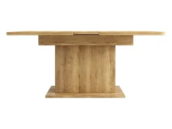 Mesa de comedor extensible de madera PB con espacio de almacenamiento - Natural claro