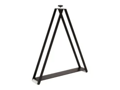 Mesa de comedor extensible de madera Ribo-Color Natural-Base y soporte con ruedas-5 alargaderas finas-Ancho extensible