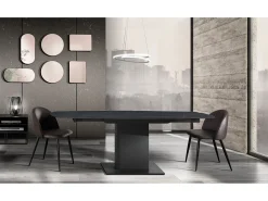 Mesa de comedor extensible rectangular de madera 85/180-360cm Ren