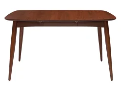 Mesa de comedor extensible nogal L90-130 cm NORDECO