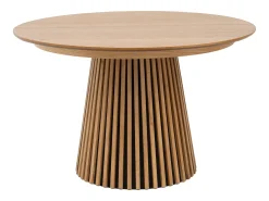 Mesa de comedor extensible 4 a 8 personas de roble - Natural - CARMIZA