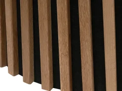 Mesa de comedor extensible 4 a 8 personas de roble - Natural - CARMIZA