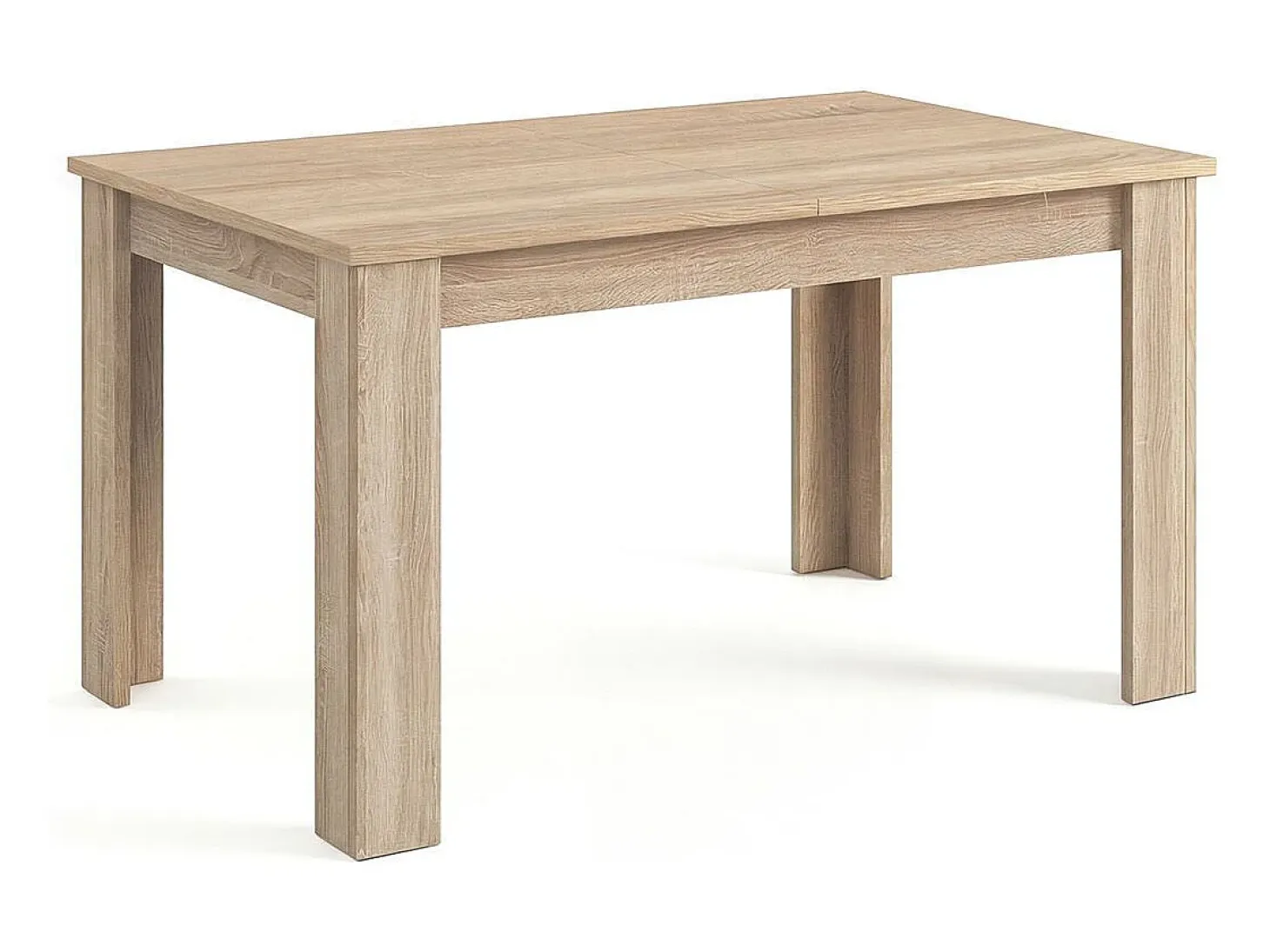Mesa de comedor extensible en roble canadian 140-190x90 cm Sira Roble Canadian