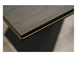Mesa de comedor extensible de diseño con tablero cerámico Legno 160-240 cm Acebo