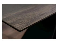Mesa de comedor extensible de diseño con tablero cerámico Legno 160-240 cm Acebo