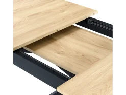 Mesa de Comedor Extensible Prato Color Roble, 140-180 cm