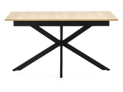 Mesa de Comedor Extensible Prato Color Roble, 140-180 cm