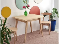 Mesa de comedor extensible 90 x 65 cm Envelope Fresno