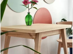 Mesa de comedor extensible 90 x 65 cm Envelope Fresno