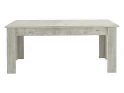 Mesa de comedor extensible moderna 140-190 x 90 cm Jesi Gris
