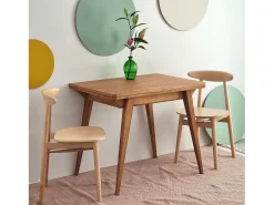 Mesa de comedor extensible 90 x 65 cm Envelope Nogal