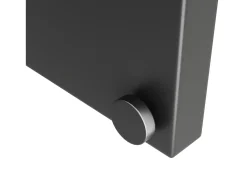 Mesa de comedor extensible con efecto mármol, para 4-6 personas - 119/158,5 x 80 x 75 cm - diseño moderno en forma de X - MDF - negro