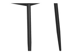 Mesa de comedor GRANVIA – 140x80 cm – Efecto pizarra – Estructura metálica – Estilo industrial y práctico
