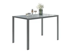 Mesa de comedor gris 120x70x75 grand