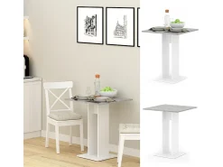 Mesa de comedor hormigón 65x65x78 repose