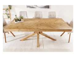 Mesa de comedor LOVARK – Rectangular 200 cm – Madera maciza de pino