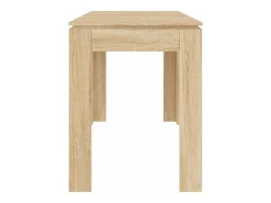Mesa de comedor madera contrachapada roble Sonoma 120x60x76cm