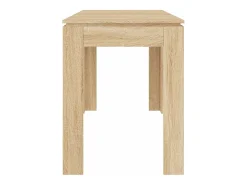 Mesa de comedor madera contrachapada roble Sonoma 120x60x76cm