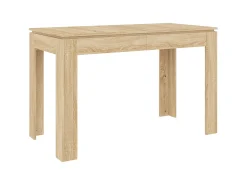 Mesa de comedor madera contrachapada roble Sonoma 120x60x76cm ES787087