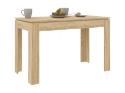 Mesa de comedor madera contrachapada roble Sonoma 120x60x76cm ES787087