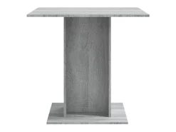 Mesa de comedor madera contrachapada gris Sonoma 80x80x75 cm ES182489