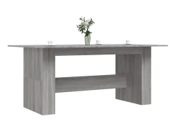 Mesa de comedor madera de ingeniería Sonoma gris 180x90x76 cm ES618368