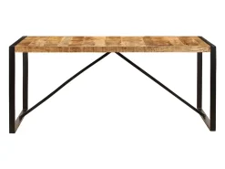 Mesa de comedor Madera de mango crudo 180 cm