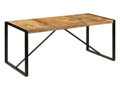 Mesa de comedor Madera de mango crudo 180 cm