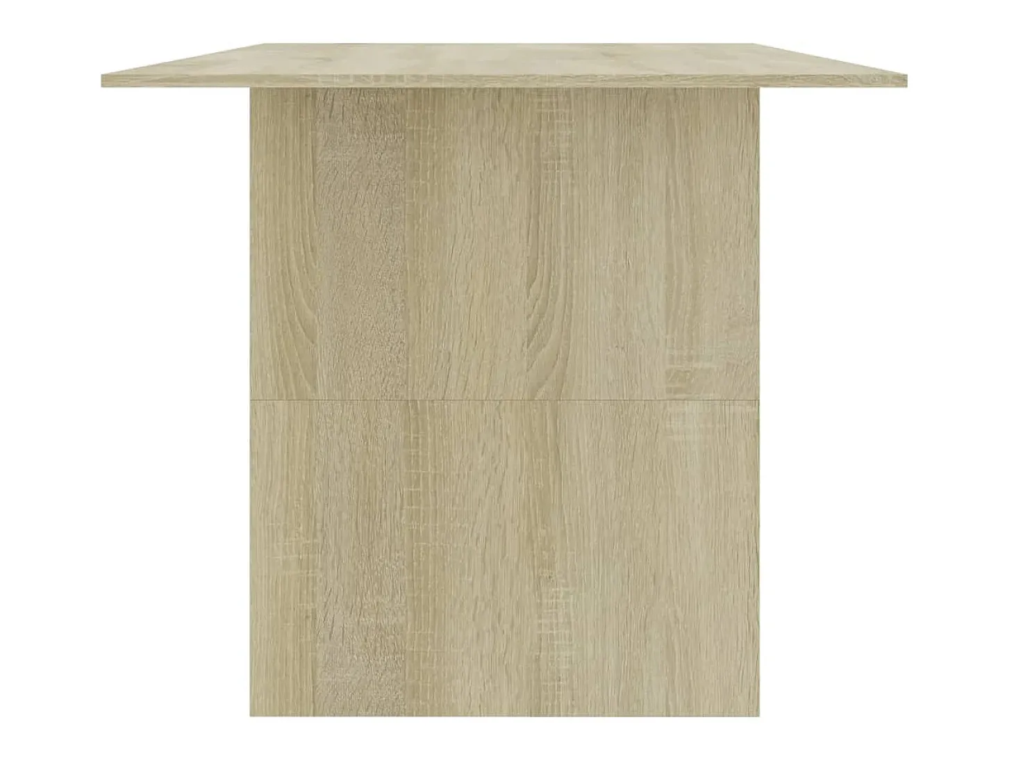 Mesa de comedor madera de ingeniería roble Sonoma 180x90x76 cm ES444539