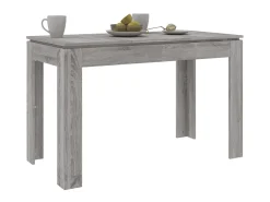 Mesa de comedor madera de ingeniería Sonoma gris 120x60x76 cm ES214294