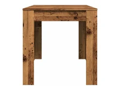 Mesa de comedor madera ingeniería envejecida 140x74,5x76 cm