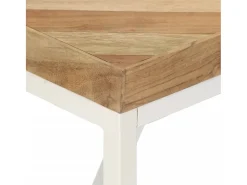 Mesa de comedor madera maciza de acacia y mango 120x60x76 cm