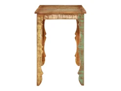 Mesa de comedor madera maciza reciclada 110x52x76 cm ES490444