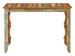 Mesa de comedor madera maciza reciclada 110x52x76 cm ES490444
